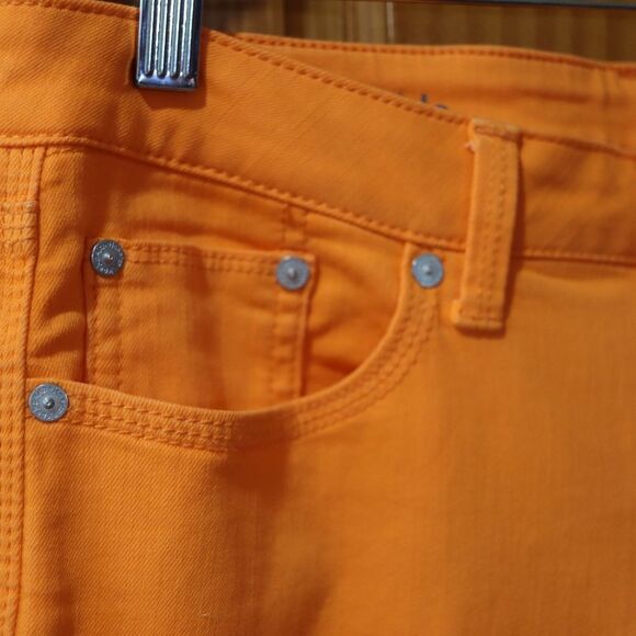 JCP Skinny Ankle Orange Y2K Jean's 29/8 - Picture 3 of 12